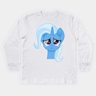 sad Trixie Kids Long Sleeve T-Shirt